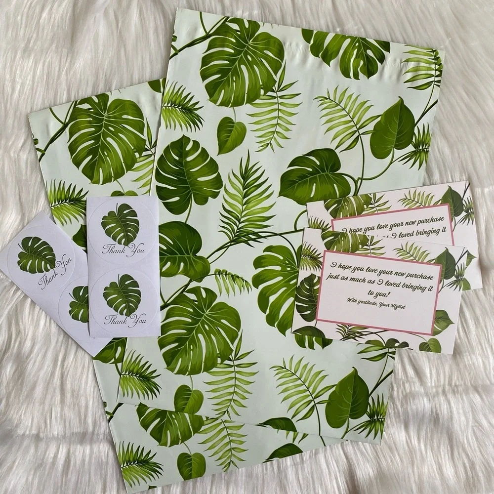 Banana leaf poly mailer bundle